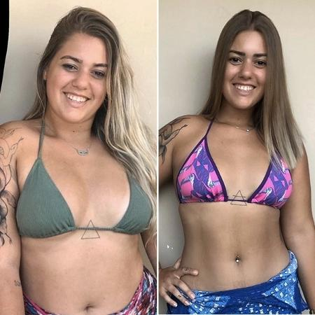 Cláudia antes e depois